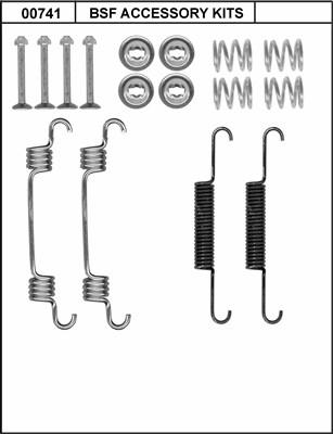 BSF 00741 - Комплектуючі, гальмівна система autozip.com.ua