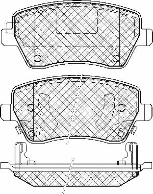 AKS Dasis D106000Q1J - Гальмівні колодки, дискові гальма autozip.com.ua