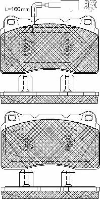 BSF 10996 - Гальмівні колодки, дискові гальма autozip.com.ua