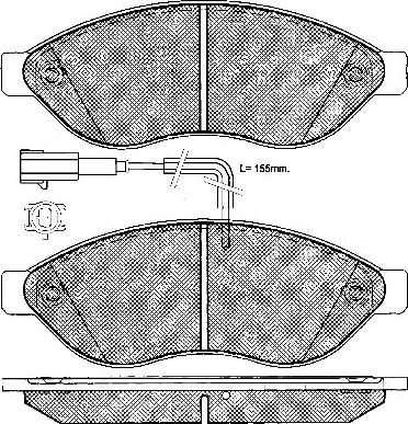 BSF 10990 - Гальмівні колодки, дискові гальма autozip.com.ua