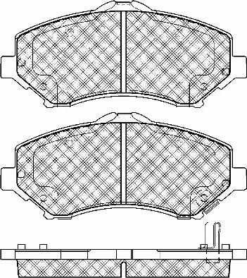 BSF 10992 - Гальмівні колодки, дискові гальма autozip.com.ua