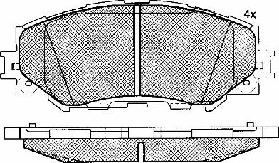 BSF 10948 - Гальмівні колодки, дискові гальма autozip.com.ua