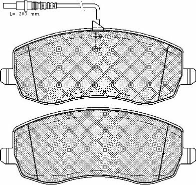 BSF 10968 - Гальмівні колодки, дискові гальма autozip.com.ua