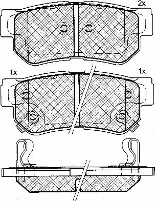 BSF 10919 - Гальмівні колодки, дискові гальма autozip.com.ua