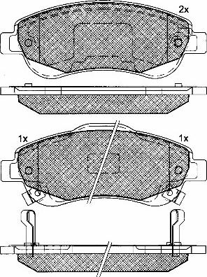 BSF 10917 - Гальмівні колодки, дискові гальма autozip.com.ua