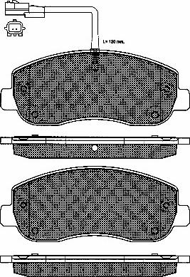 BSF 10982 - Гальмівні колодки, дискові гальма autozip.com.ua