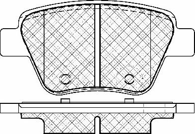 BSF 10987 - Гальмівні колодки, дискові гальма autozip.com.ua