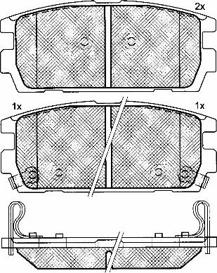 BSF 10924 - Гальмівні колодки, дискові гальма autozip.com.ua