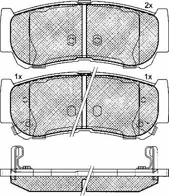 BSF 10922 - Гальмівні колодки, дискові гальма autozip.com.ua