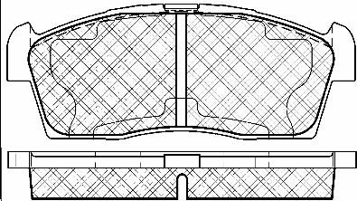 BSF 10971 - Гальмівні колодки, дискові гальма autozip.com.ua