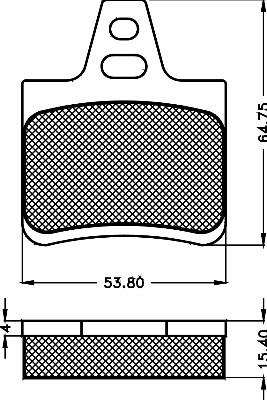 BSF 10451 - Гальмівні колодки, дискові гальма autozip.com.ua