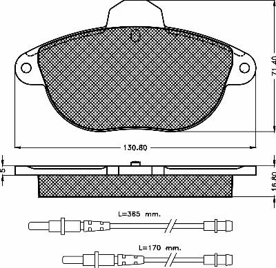 BSF 10415 - Гальмівні колодки, дискові гальма autozip.com.ua