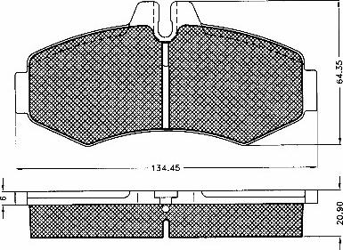 BSF 10572 - Гальмівні колодки, дискові гальма autozip.com.ua