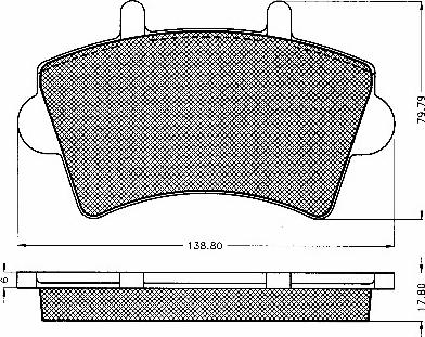 Infiniti 7701207339 - Гальмівні колодки, дискові гальма autozip.com.ua