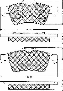 BSF 10635 - Гальмівні колодки, дискові гальма autozip.com.ua