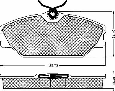 BSF 10633 - Гальмівні колодки, дискові гальма autozip.com.ua