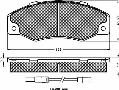 BSF 10185 - Гальмівні колодки, дискові гальма autozip.com.ua