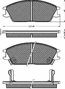 BSF 10182 - Гальмівні колодки, дискові гальма autozip.com.ua