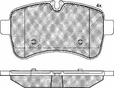 BSF 10891 - Гальмівні колодки, дискові гальма autozip.com.ua