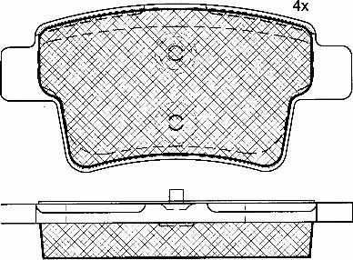 BSF 10846 - Гальмівні колодки, дискові гальма autozip.com.ua