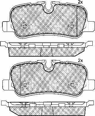 BSF 10884 - Гальмівні колодки, дискові гальма autozip.com.ua