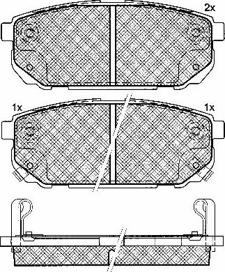 BSF 10877 - Гальмівні колодки, дискові гальма autozip.com.ua