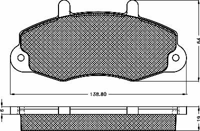 BSF 10342 - Гальмівні колодки, дискові гальма autozip.com.ua