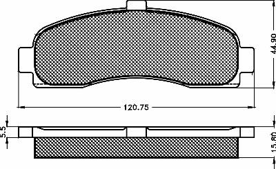 BSF 10364 - Гальмівні колодки, дискові гальма autozip.com.ua