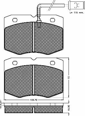 Brake Engineering PA935 - Гальмівні колодки, дискові гальма autozip.com.ua