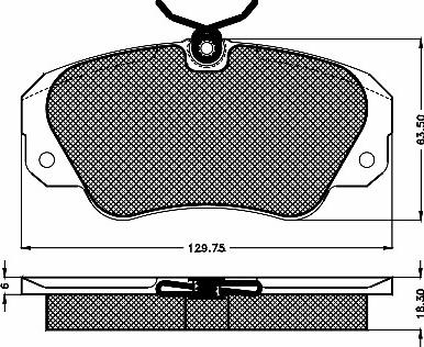 BSF 10330 - Гальмівні колодки, дискові гальма autozip.com.ua