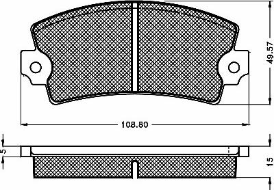 BSF 10322 - Гальмівні колодки, дискові гальма autozip.com.ua