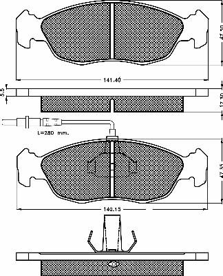 BSF 10379 - Гальмівні колодки, дискові гальма autozip.com.ua