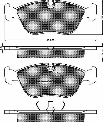 BSF 10376 - Гальмівні колодки, дискові гальма autozip.com.ua