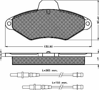 BSF 10370 - Гальмівні колодки, дискові гальма autozip.com.ua