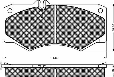 BSF 10298 - Гальмівні колодки, дискові гальма autozip.com.ua