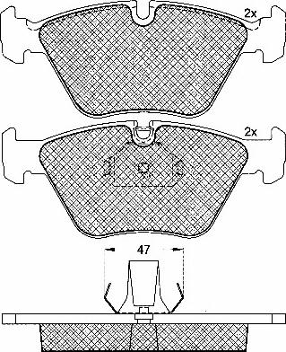 BSF 10791 - Гальмівні колодки, дискові гальма autozip.com.ua