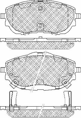 BSF 20095 - Гальмівні колодки, дискові гальма autozip.com.ua