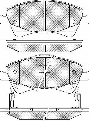 CAR SBB10962 - Гальмівні колодки, дискові гальма autozip.com.ua