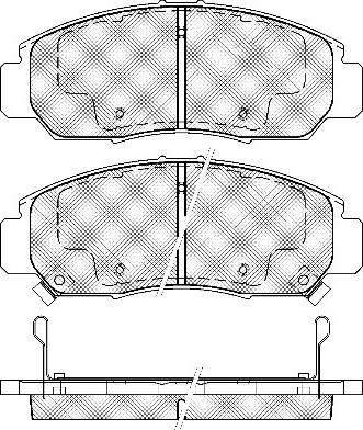 BSF 20044 - Гальмівні колодки, дискові гальма autozip.com.ua