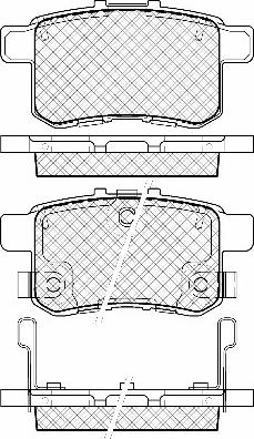 Dynamatrix DBP4198 - Гальмівні колодки, дискові гальма autozip.com.ua