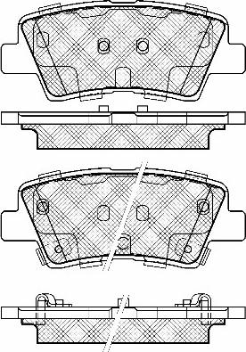 BSF 20048 - Гальмівні колодки, дискові гальма autozip.com.ua