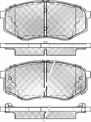 BSF 20050 - Гальмівні колодки, дискові гальма autozip.com.ua