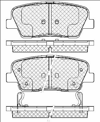 BSF 20051 - Гальмівні колодки, дискові гальма autozip.com.ua