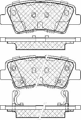 Galfer 201240 - Гальмівні колодки, дискові гальма autozip.com.ua