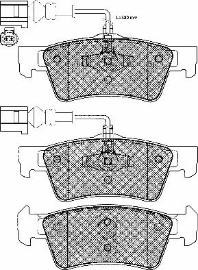 BSF 20003 - Гальмівні колодки, дискові гальма autozip.com.ua