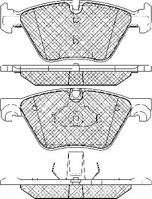 Jurid 573364D - Гальмівні колодки, дискові гальма autozip.com.ua