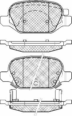 BSF 20034 - Гальмівні колодки, дискові гальма autozip.com.ua