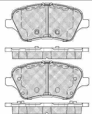 BSF 20036 - Гальмівні колодки, дискові гальма autozip.com.ua