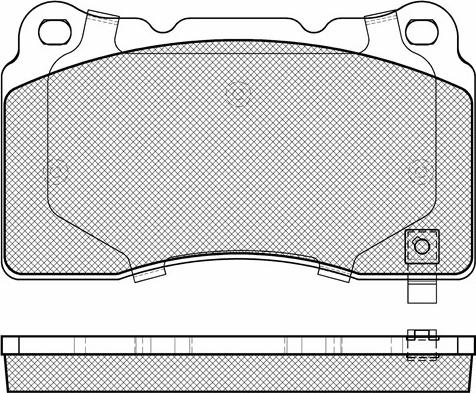 Remsa BPM0666.04 - Гальмівні колодки, дискові гальма autozip.com.ua