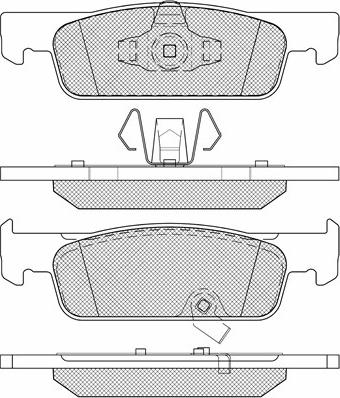 BSF 20175 - Гальмівні колодки, дискові гальма autozip.com.ua